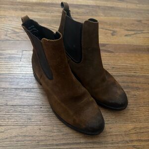Thursday Boot Co. Brown Suede Duchess Boots Gazed Ginger 8